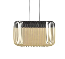 Suspension, Bamboo Oval S, noir, L55cm, H33cm - Forestier