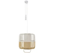 Suspension, Bamboo Square M, blanc, Ø52cm, H43cm - Forestier