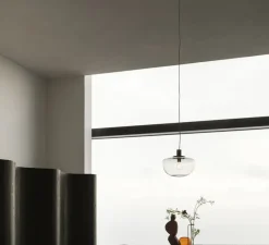 Suspension, Bank, verre fumé, noir, Ø35cm, H30cm - Audo Copenhagen