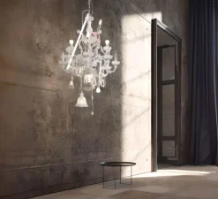 Suspension, Beautiful Mess, blanc mat, Ø70cm, H180cm - Karman