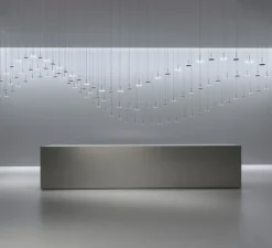 Suspension, Bella direct sans rosace, bronze, IP40, LED, 2700K, 467lm, Ø10,1cm, H14cm - PANZERI