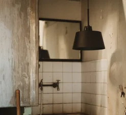 Suspension, Bella, noir fumé, Ø27cm, H32cm - Tonone