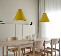 Suspension, Belle, Jaune miel, LED, dim, 2700K, 581 lm, Ø36cm, H28,5cm - Belid