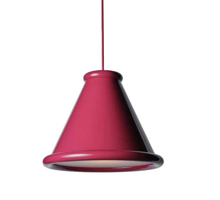 Suspension, Belle, Rouge violet, LED, dim, 2700K, 581 lm, Ø36cm, H28,5cm - Belid