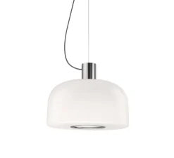 Suspension, Bellhop Glass S2, aluminium, Ø45cm, H35,2cm - Flos