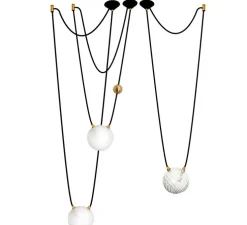 Suspension, Beloio, blanc, Ø14,5cm - Margaux Keller Collections