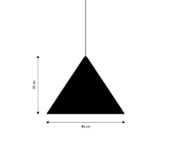 Suspension, Benjamin XL, blanc mat, Ø46cm, H35cm - Frandsen