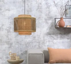 Suspension, Bhutan 4034, naturel, Ø40cm, H34cm - Good&Mojo