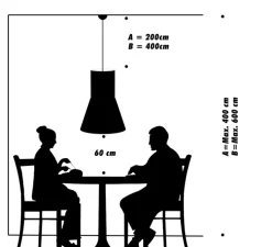 Suspension, bigandy, blanc, H60cm - Fraumaier