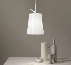 Suspension, Birdie Grande, blanc, L25cm, H29cm - Foscarini