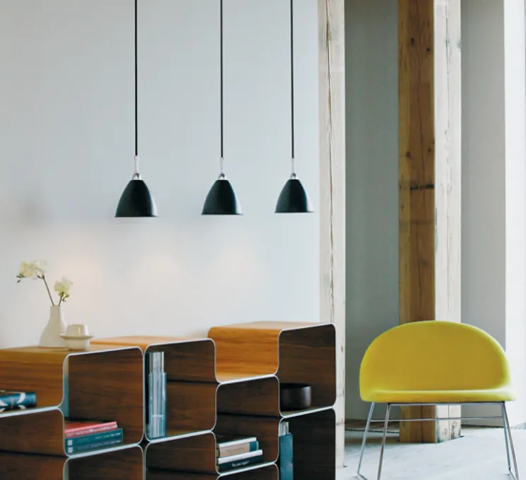 Suspension, BL9 M, chrome, Ø21cm, H18cm - Gubi