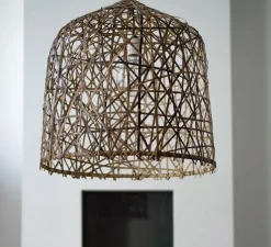 Suspension, Black bird's nest small, naturel, Ø39cm, H47cm - Ay illuminate