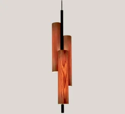 Suspension, BLACK NOTE TR, cerise naturelle, métal finition noire, LED, 3000K, 2884lm, Ø90cm, H45cm - LZF