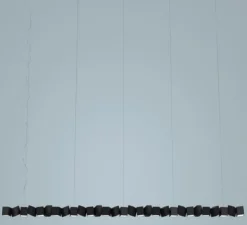Suspension, Blockchain 29, noir, 3000K, L317,5cm, H13,4cm - Oblure