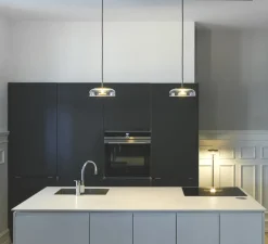 Suspension, Blossi 1, or, transparent, 2418K, 162lm, Ø23cm, H15cm - Nuura