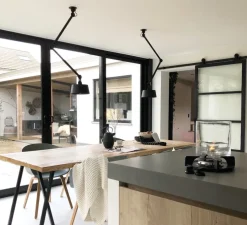 Suspension, Bolt Ceiling 2 arm Underfit, gris, L22cm, H96cm - Tonone