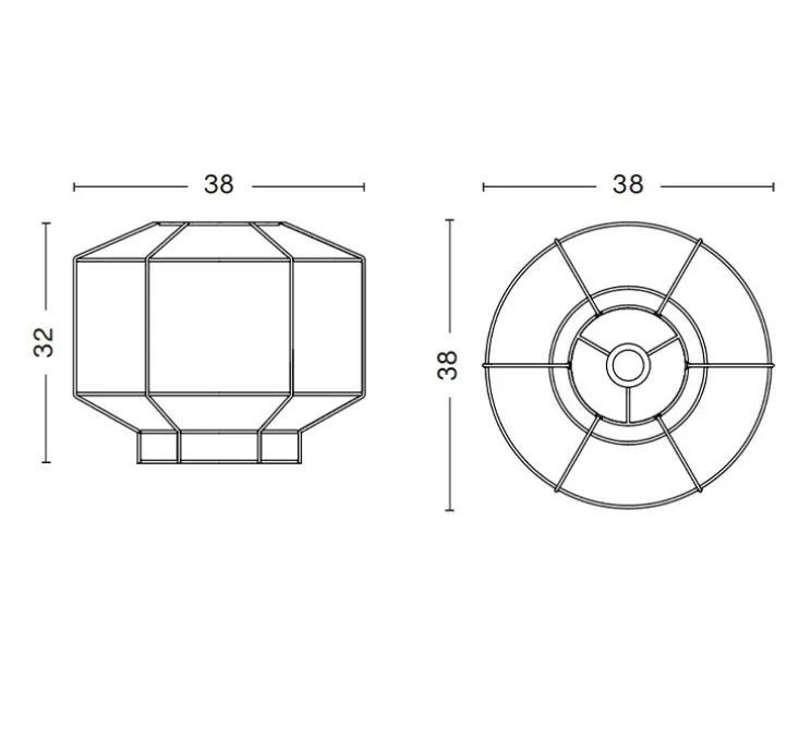 Suspension, Bonbon 380, ville, greige, Ø38cm, H32cm - HAY