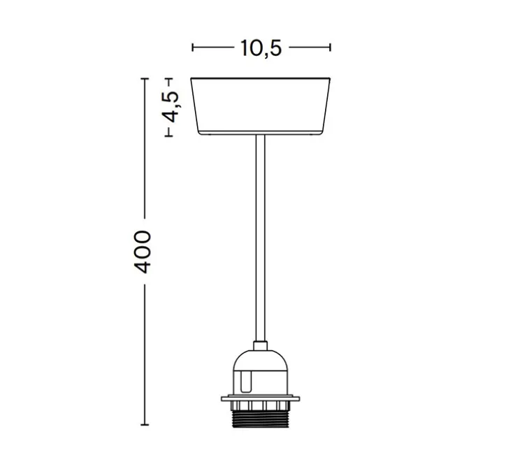 Suspension, Bonbon 380, ville, greige, Ø38cm, H32cm - HAY