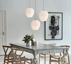 Suspension, Bouquet 1 Medium, papier blanc, Ø20cm, H21cm - Le Klint