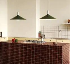 Suspension, Bower L, Vert foncé, Ø60cm, H15,5cm - Tala