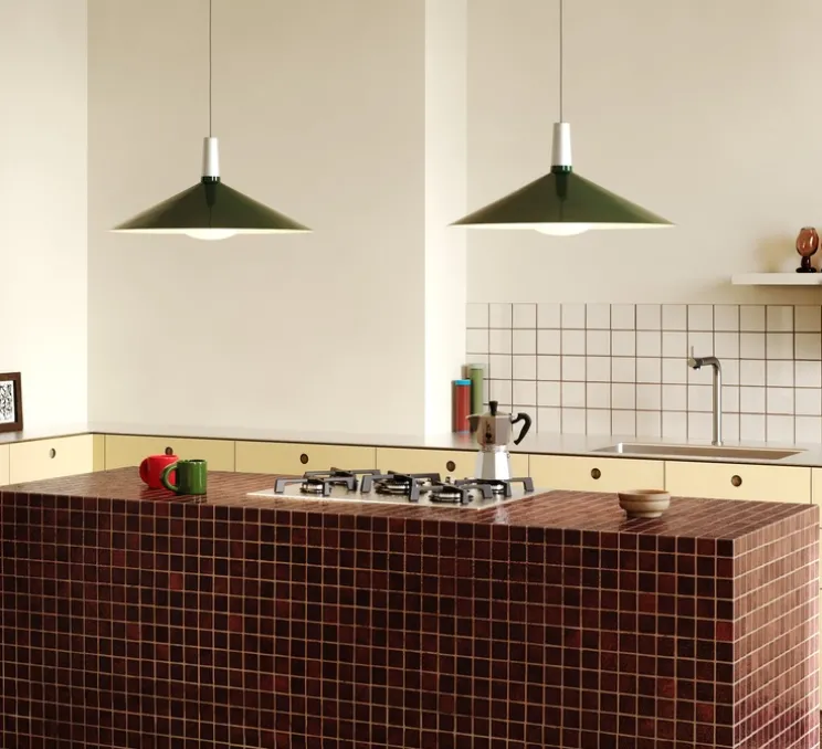 Suspension, Bower L, Vert foncé, Ø60cm, H15,5cm - Tala