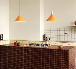 Suspension, Bower M, Jaune, Ø35cm, H19cm - Tala