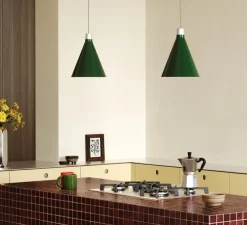 Suspension, Bower S, Vert foncé, Ø22cm, H23cm - Tala