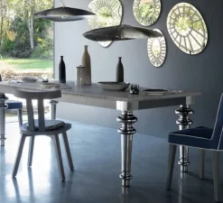 Suspension, Brass 96, argent, L120cm, H42cm - GERVASONI