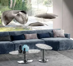 Suspension, Brass 95, argent, L80cm, H20cm - GERVASONI