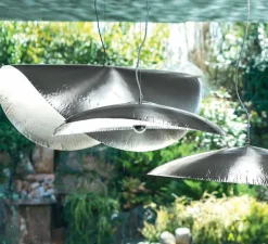 Suspension, Brass 95, argent, L80cm, H20cm - GERVASONI