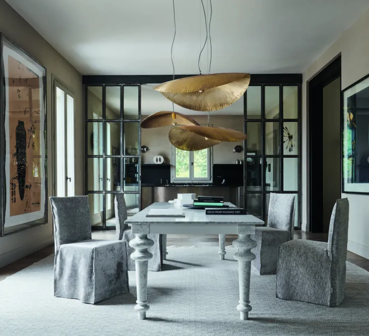 Suspension, Brass 96, laiton, Ø120cm, H42cm - Gervasoni