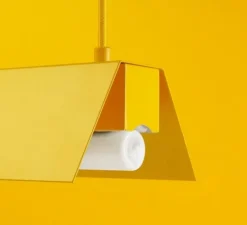 Suspension, brenda, jaune, L100cm, H15cm - Zangra