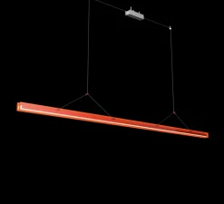 Suspension, Bridge 220, Orange lave, LED, dim, 2700K, 3068 lm, L220cm, H5,1cm - Tonone