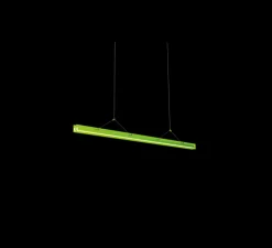 Suspension, Bridge 150, Vert toxique, LED, dim, 2700K, 2058 lm, L149,5cm, H5,1cm - Tonone