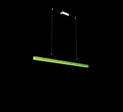 Suspension, Bridge 150, Vert toxique, LED, dim, 2700K, 2058 lm, L149,5cm, H5,1cm - Tonone