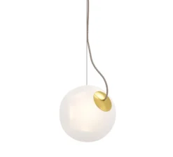 Suspension, Bright Barocco +, câble crème, laiton, Ø25cm, H25cm - Nordic Tales