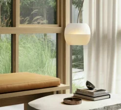 Suspension, Bright Malus, blanc, câble crème, Ø24,9cm, H20cm - Nordic Tales