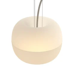 Suspension, Bright Malus, blanc, câble crème, Ø24,9cm, H20cm - Nordic Tales