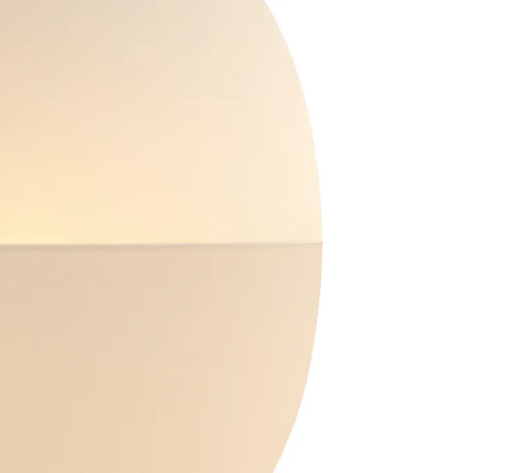 Suspension, Bright Malus, blanc, câble crème, Ø24,9cm, H20cm - Nordic Tales