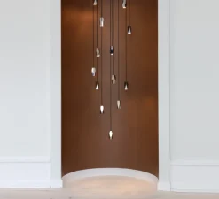 Suspension, Brighter day hexa, argent, Ø4,9cm, H8,7cm - Umage