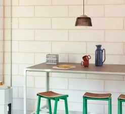 Suspension, Brim 245, gris fumé, Ø24,5cm, H12,3cm - HAY