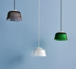 Suspension, Brim 245, gris fumé, Ø24,5cm, H12,3cm - HAY