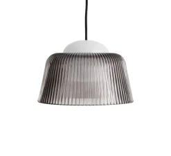 Suspension, Brim 245, gris fumé, Ø24,5cm, H12,3cm - HAY
