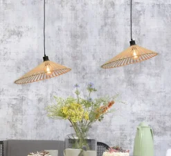 Suspension, Bromo M, naturel, Ø50cm, H11cm - Good&Mojo