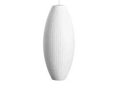 Suspension, Bubble Cigar L, blanc, Ø36cm, H84cm - HAY