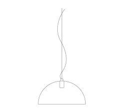 Suspension, BUBBLES, blanc, Ø45cm - Martinelli-luce