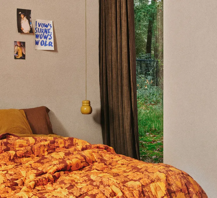 Suspension, Bulb, jaune, Ø13cm, H15,2cm - HK Living