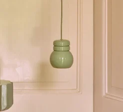 Suspension, Bulb, pistachio, Ø13cm, H15,2cm - HK Living