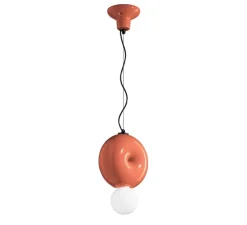 Suspension, Bumbum, orange, L25cm, H29cm - Ferroluce