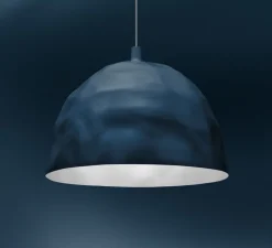 Suspension, Bump, bleu pétrol, Ø38cm, H52cm - Foscarini